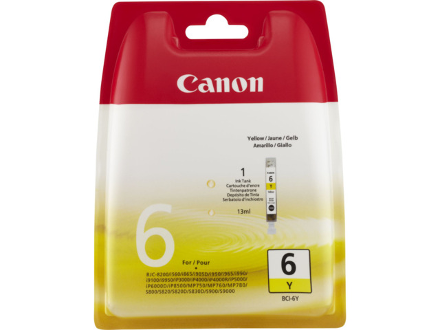 CANON TINTA AMARILLO BCI6Y