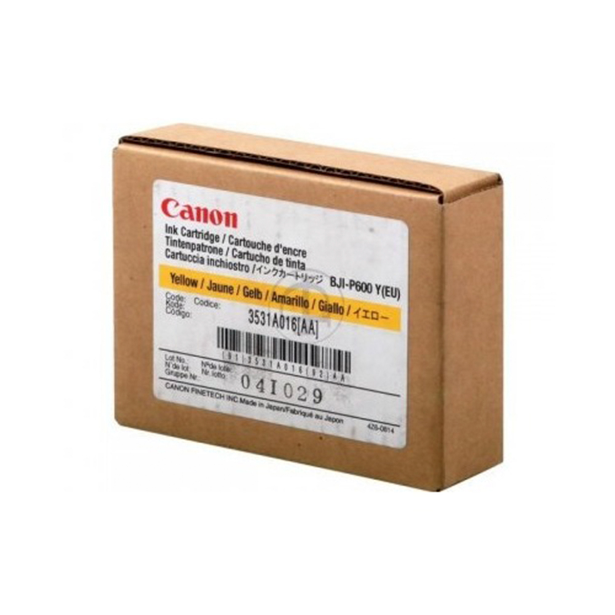 CANON TINTA AMARILLO BJIP600Y
