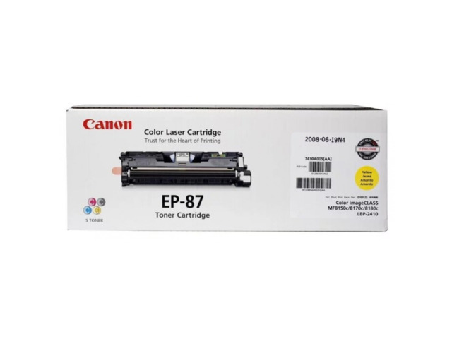 CANON TONER AMARILLO EP87Y