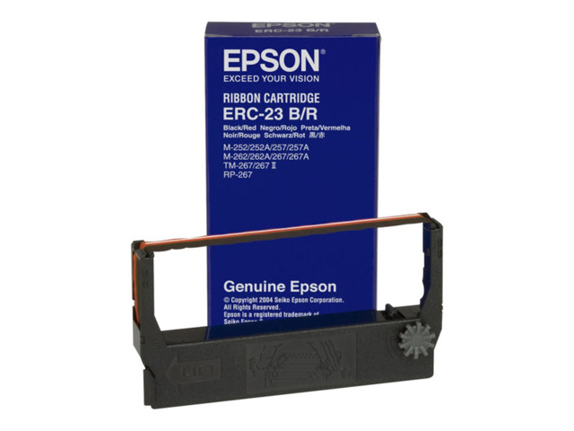 EPSON CINTA ERC23BR NEGRO ROJO