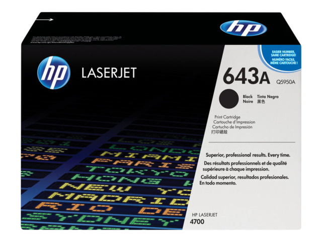HP TONER NEGRO 643A Q5950A