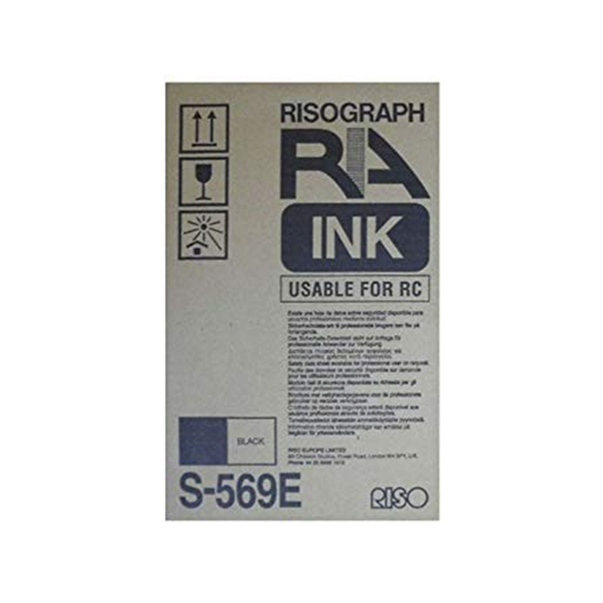 RISO TINTA NEGRO S569E 2u.