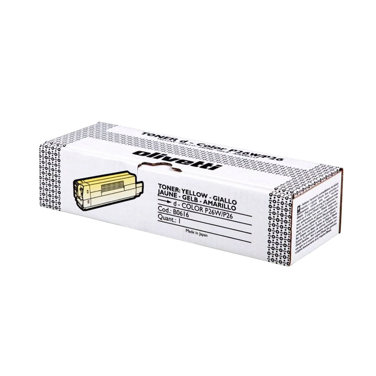 OLIVETTI TONER AMARILLO B0616
