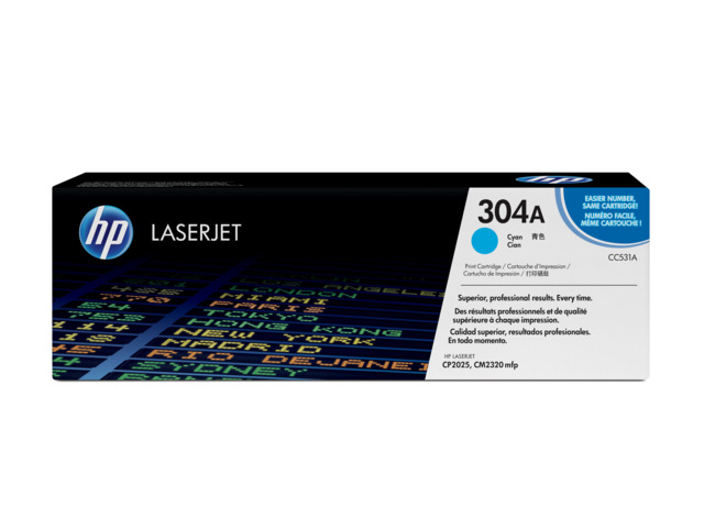 HP TONER CIAN 304A CC531A