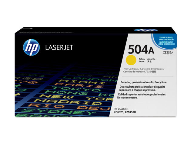 HP TONER AMARILL 504A CE252A