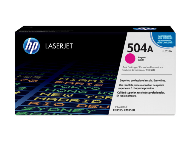 HP TONER MAGENTA 504A CE253A