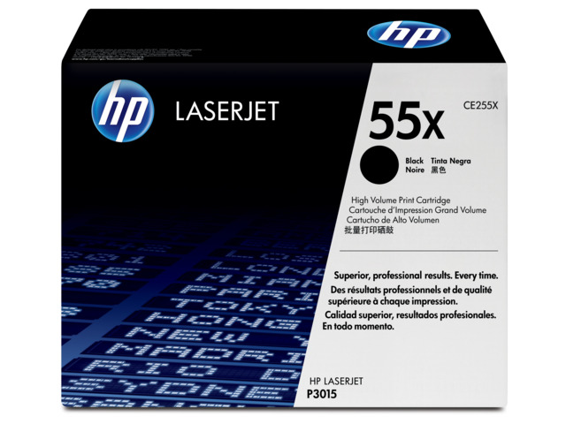 HP TONER NEGRO 55X CE255X