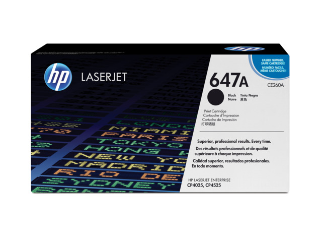 HP TONER NEGRO 647A CE260A