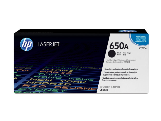 HP TONER NEGRO 650A CE270A