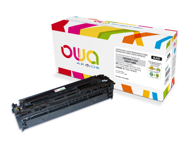 ARMOR TONER NEGRO 125A CB540A