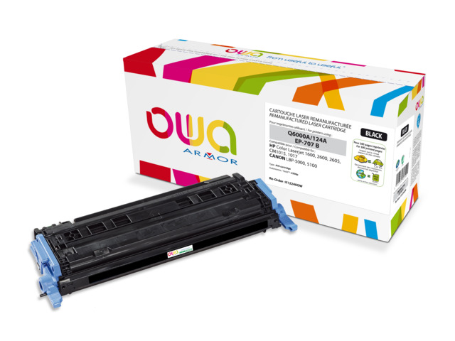 ARMOR TONER NEGRO 124A Q6000A