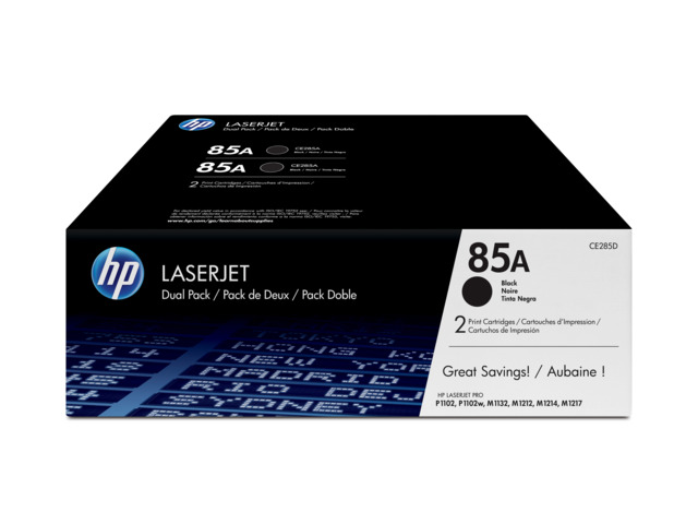 HP PACK 2U NEGRO 85A CE285AD