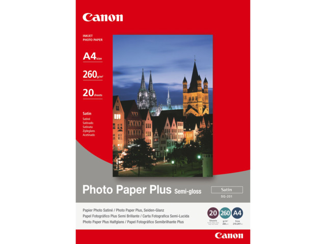CANON PAPEL SG201 A4 20h 260GR