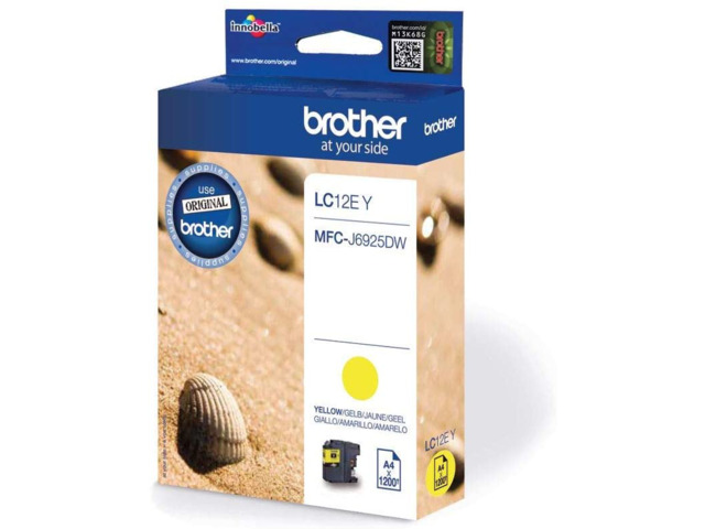 BROTHER TINTA AMARILLO LC12EY