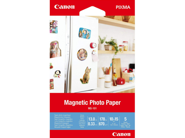 CANON PAPEL MG101 10x15cm 5h
