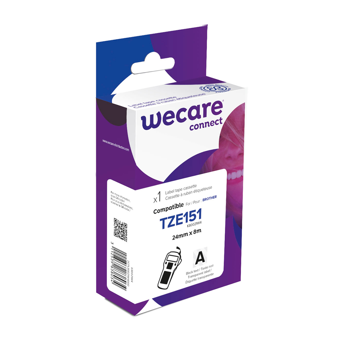 ARMOR CINTA TRANSP NEG TZ151