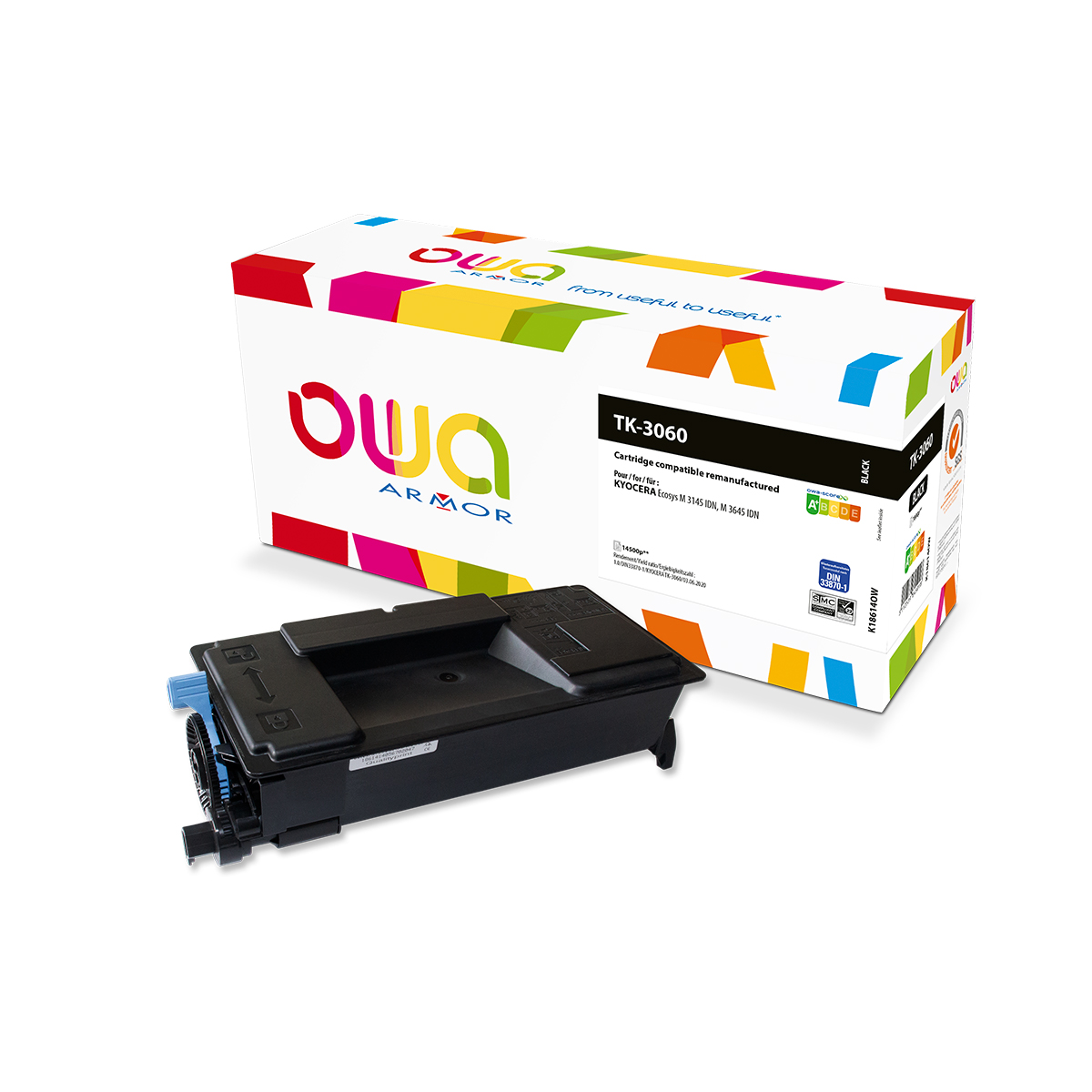 ARMOR TONER NEGRO TK3060
