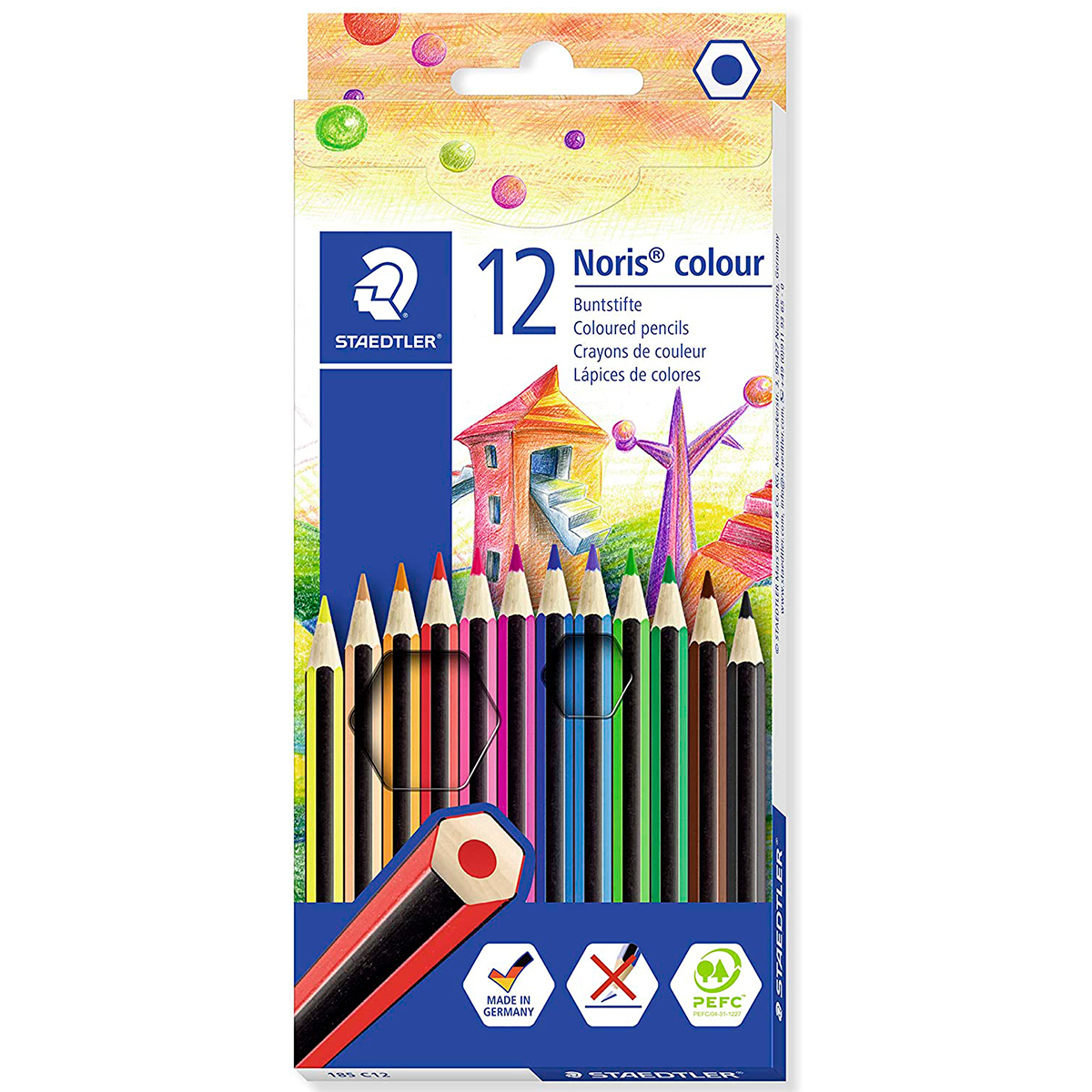 STAEDTLER LAPICES HEXAGON. 12U