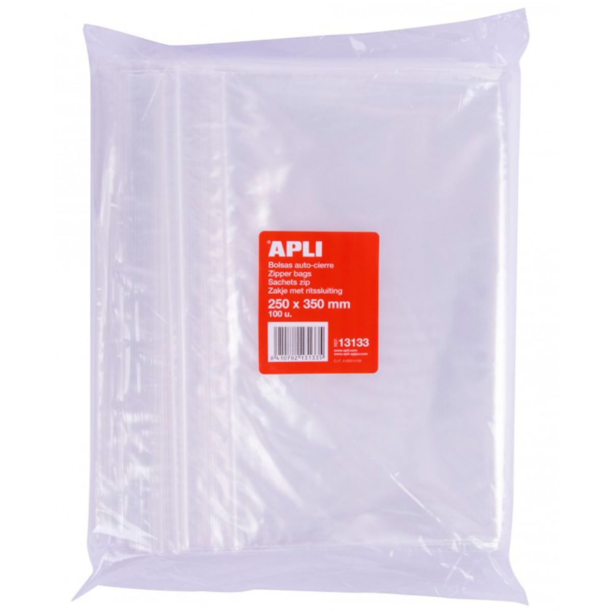 APLI 100 BOLSAS CIERRE 250X350