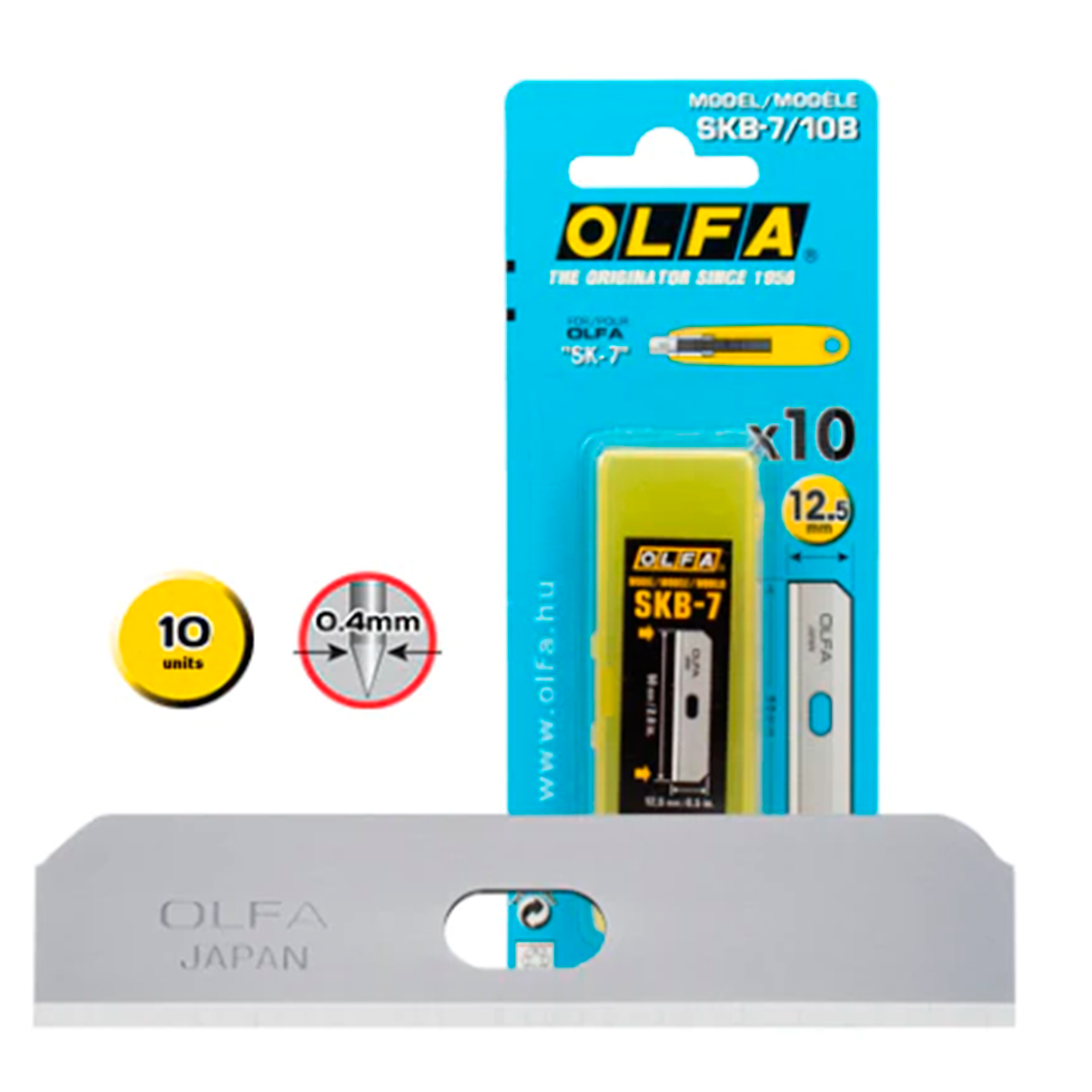 OLFA PACK 10 CUCHILLAS CUTTERS