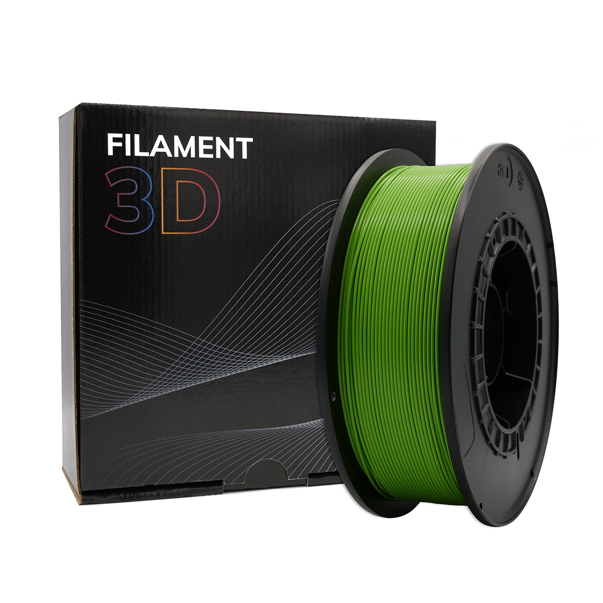 FILAMENTO 3D PLA VERDE MANZA.