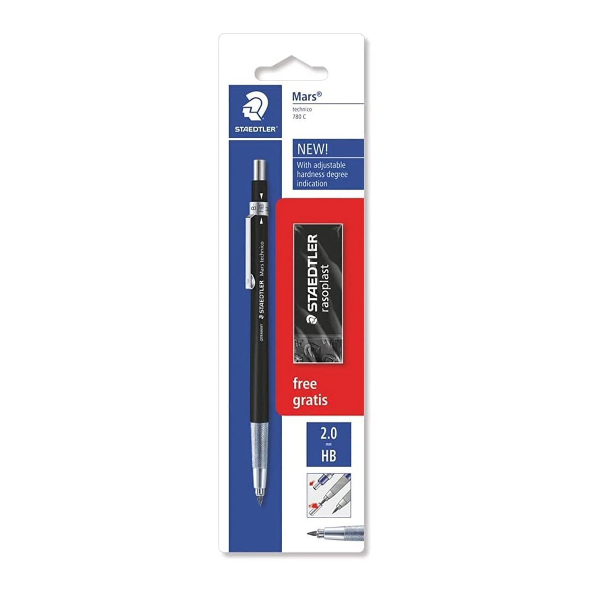 STAEDTLER PORTAMINAS HB+GOMA