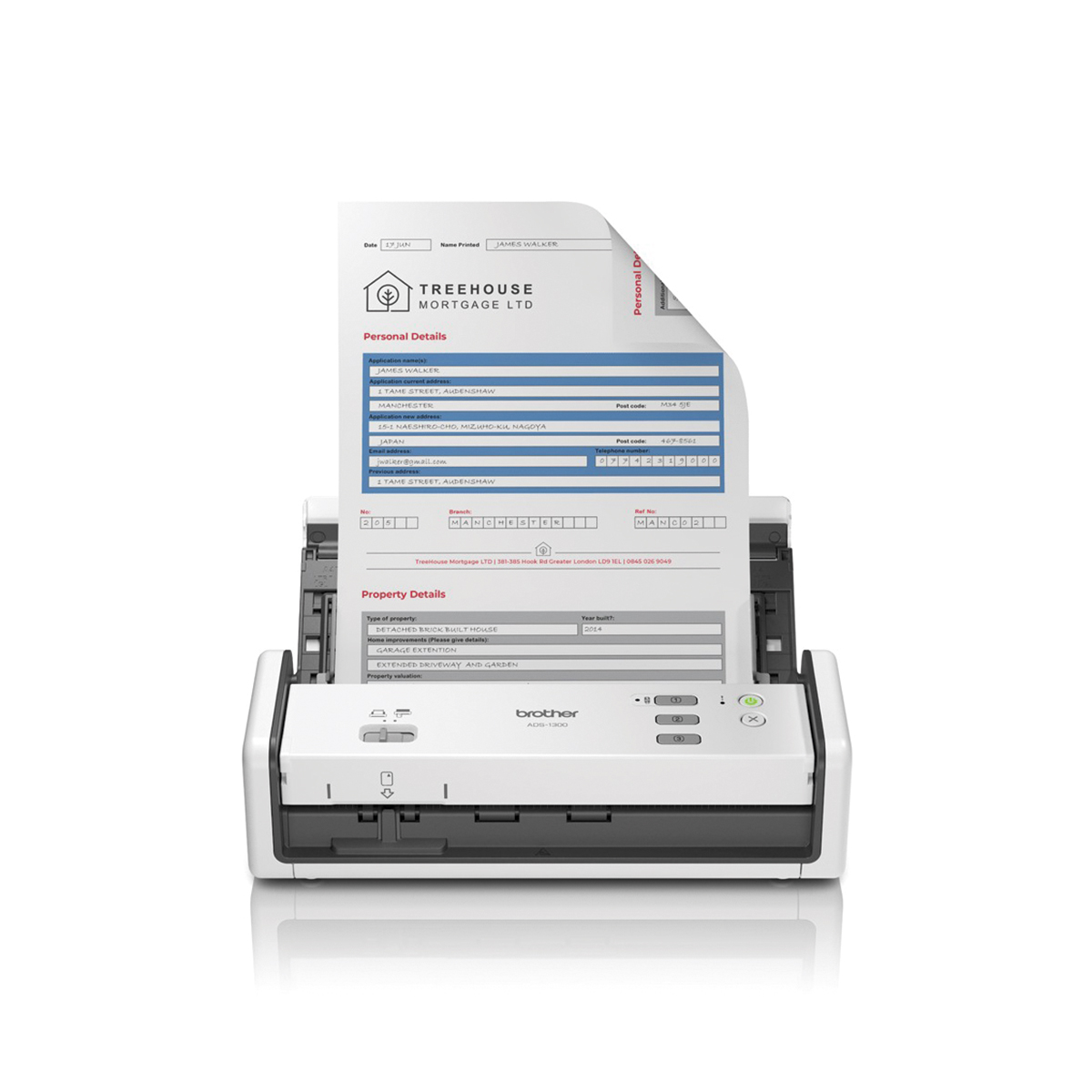 BROTHER ESCANER ADS1300