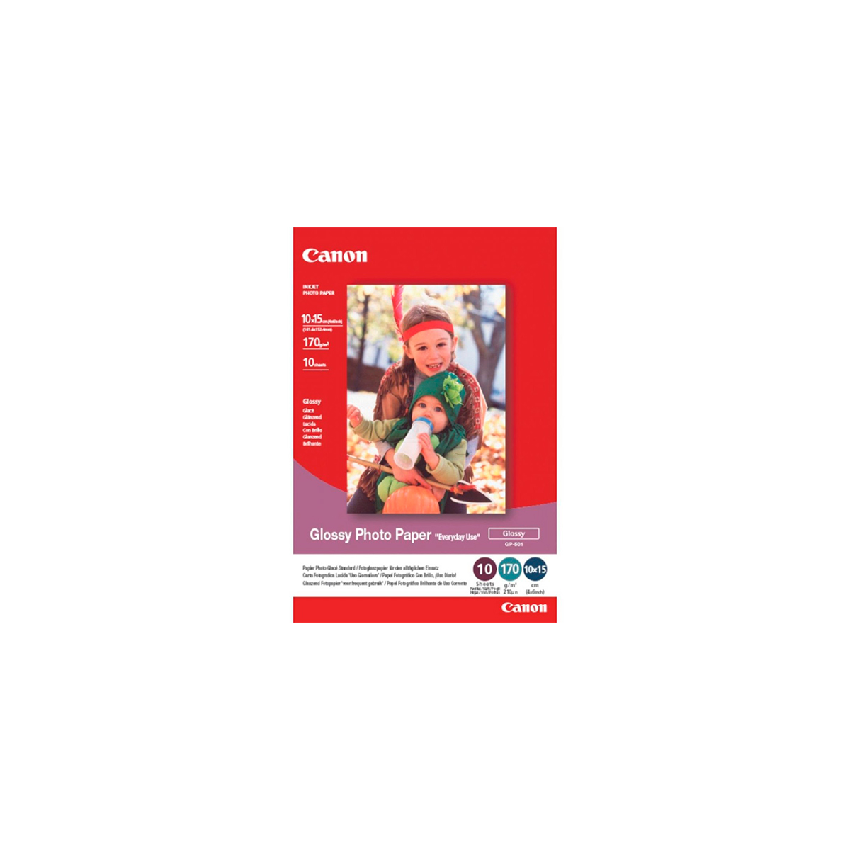 CANON PAPEL GP501 10x15 10h