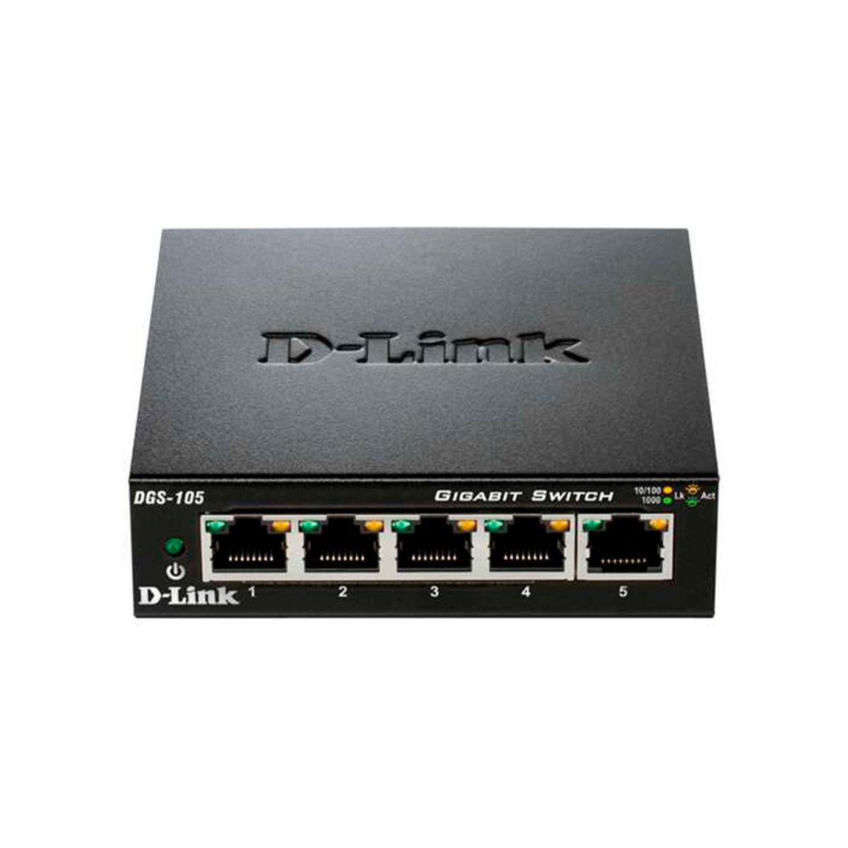 D-LINK SWITCH 5 PUERTOS NEGRO