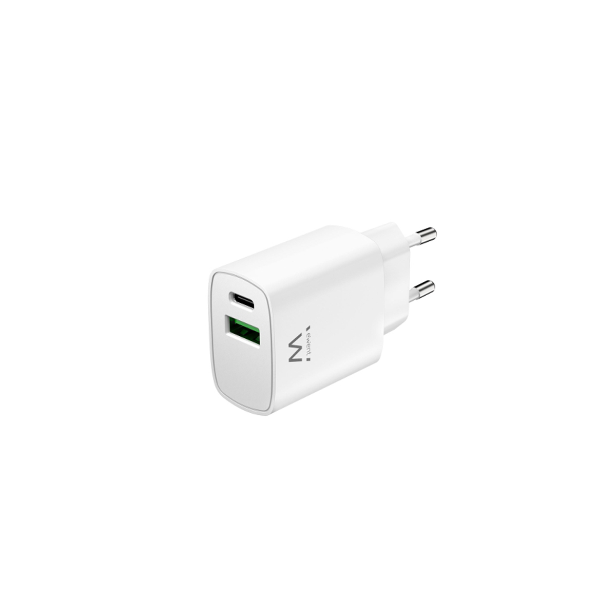 EWENT CARGADOR USB-C+USB-A 20W
