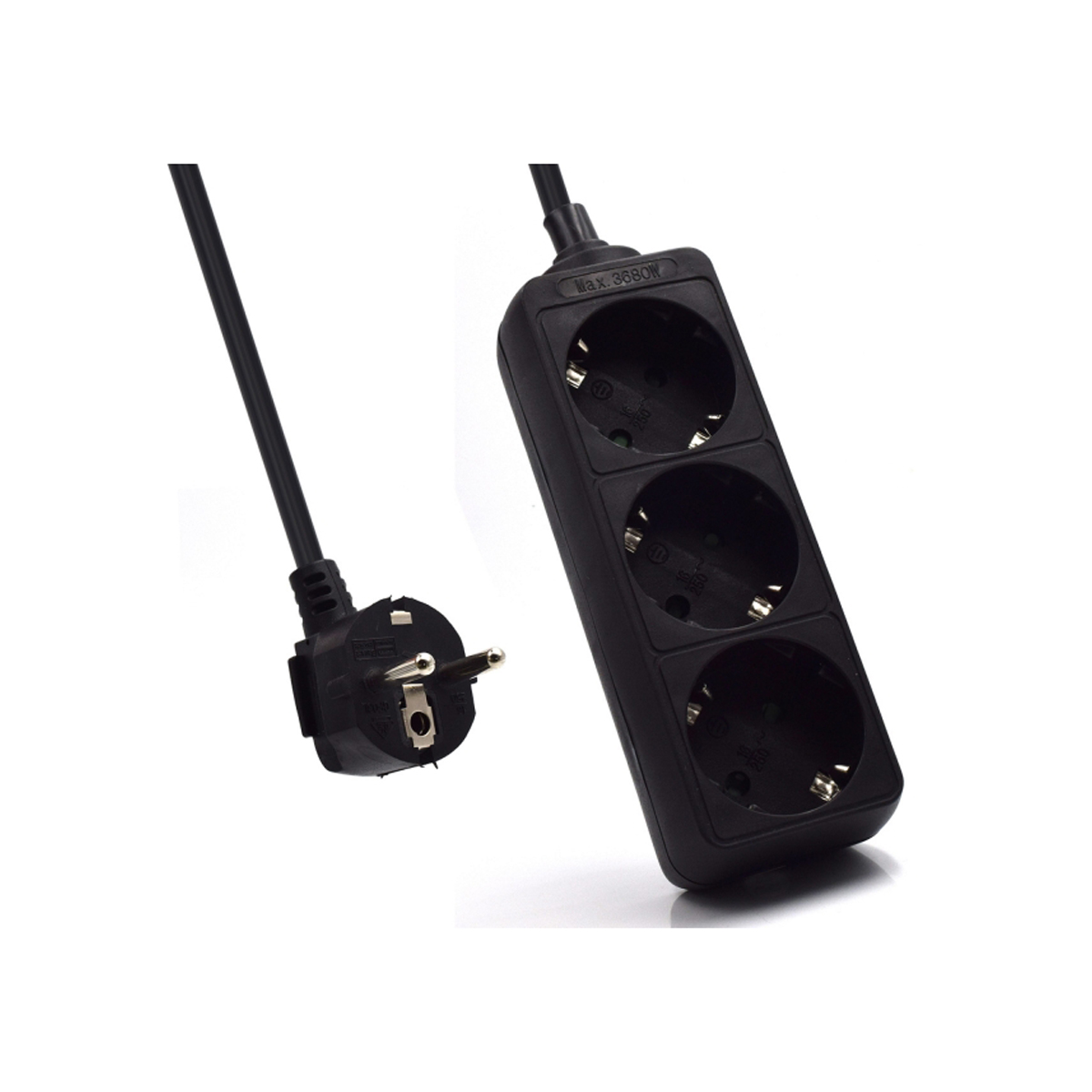 EWENT REGLETA 3 TOMAS 16A NEGR