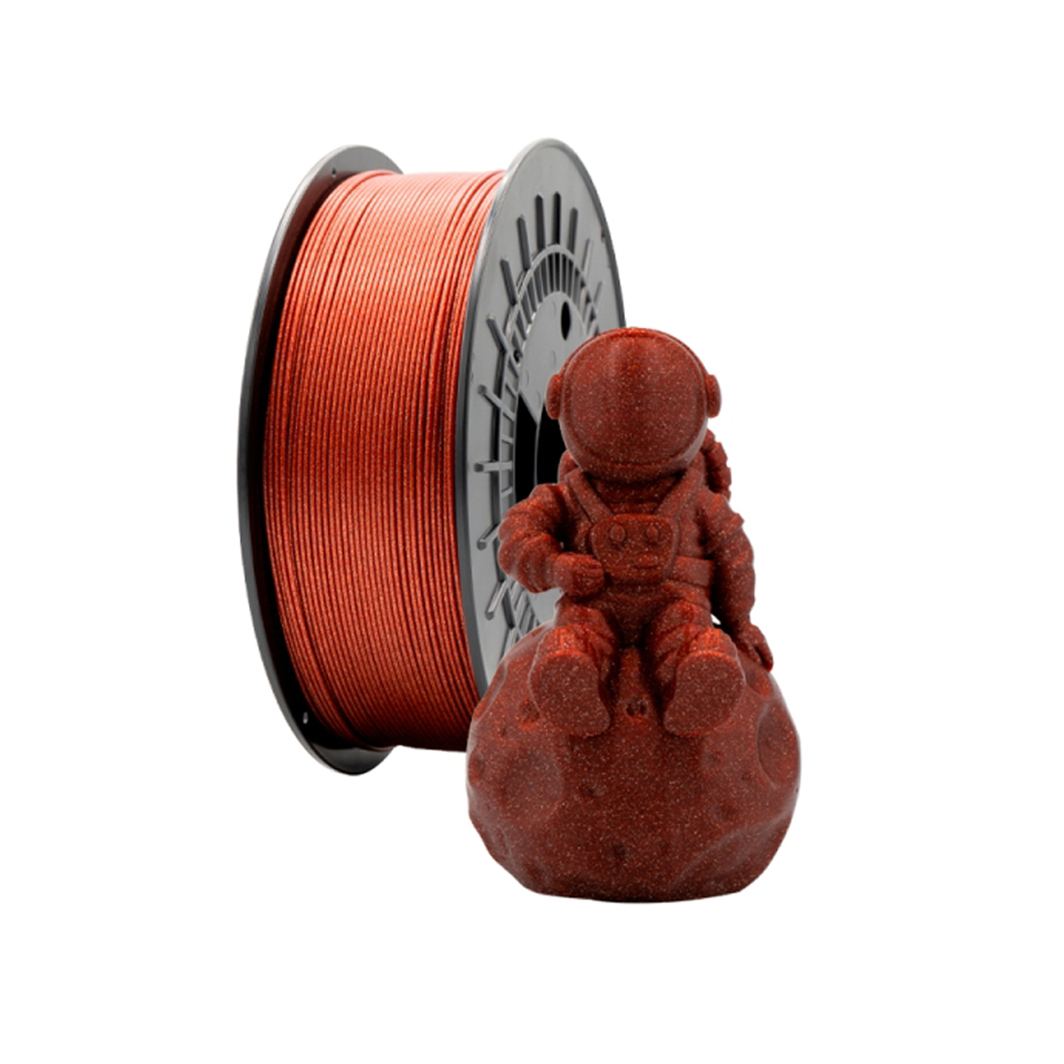 FILAMENTO 3D PLA GLITTER ROJO